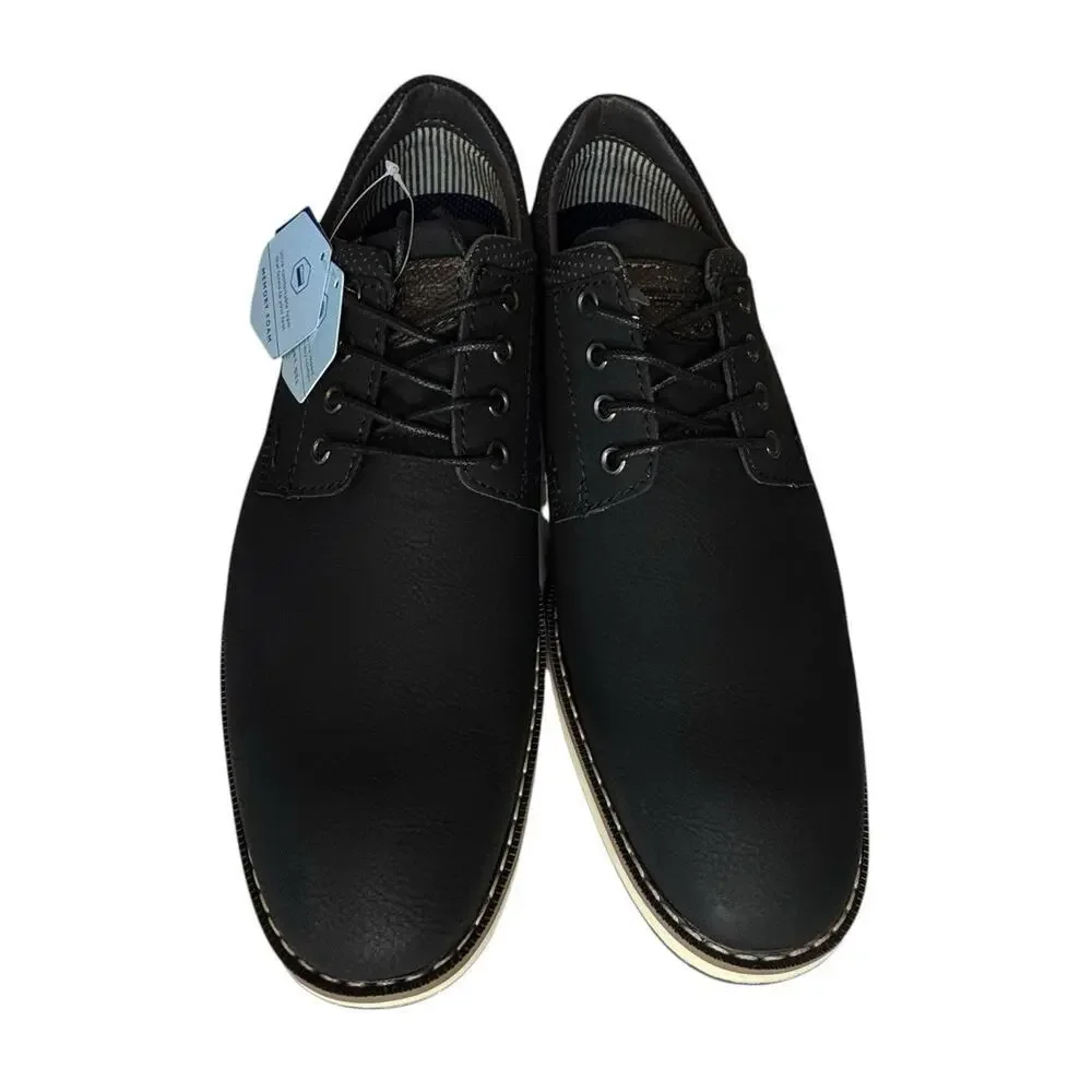 Nunn Bush NEW Hyde II Plain Toe Oxford Black Lace Up Size 10 Comfort Dress Shoes